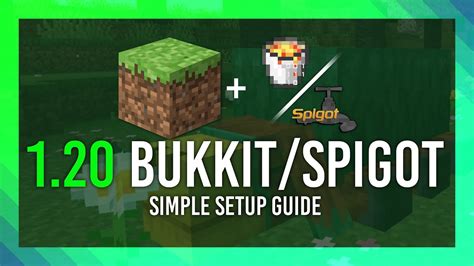 craftbukkit|Set up a 1.20+ Spigot/Bukkit Minecraft Server .